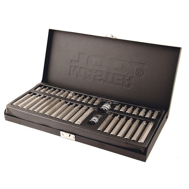 Набор ударных насадок MASTERTOOL (TORX/HEX/SPLINE) 40 шт, фото  | SNABZHENIE.com.ua