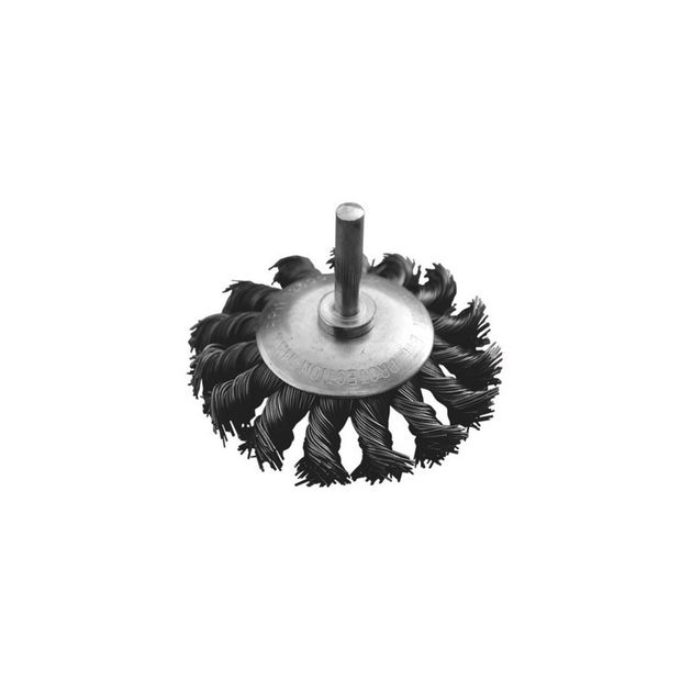 Конусная щетка MASTERTOOL 75 мм из плетеной проволоки 1/4 19-9307, фото  | SNABZHENIE.com.ua
