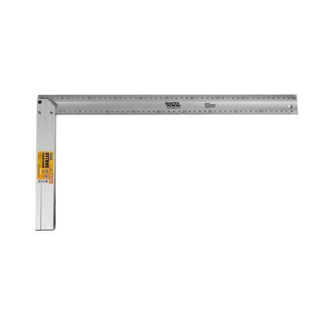 Угольник строительный MASTERTOOL 500 мм AL-AL 30-2500, фото , изображение 2 | SNABZHENIE.com.ua Угольник строительный MASTERTOOL 500 мм AL-AL 30-2500, фото , изображение 2 | SNABZHENIE.com.ua