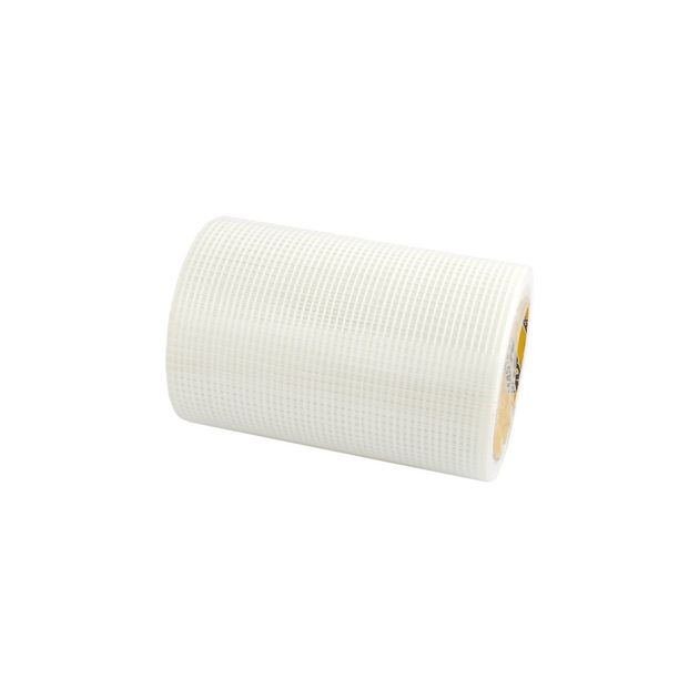 Лента стеклотканева MASTERTOOL з липким шаром 150 мм 20 м 8х8 60 г/м² 08-9407, фото , зображення 2 | SNABZHENIE.com.ua