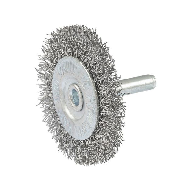 Щетка дисковая MASTERTOOL 50 мм рифленая проволока 1/4 19-9805, фото  | SNABZHENIE.com.ua