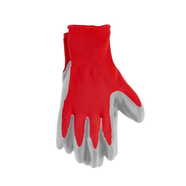 Перчатки трикотажные бесшовные MASTERTOOL, нитриловое покрытие, 10, красно-серые, фото , изображение 2 | SNABZHENIE.com.ua Перчатки трикотажные бесшовные MASTERTOOL, нитриловое покрытие, 10, красно-серые, фото , изображение 2 | SNABZHENIE.com.ua