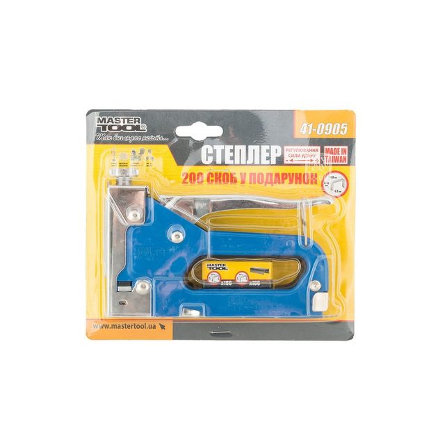 Степлер MASTERTOOL пружинный, для скоб 4-14 мм, металл, регулировка силы удара, фото , изображение 3 | SNABZHENIE.com.ua Степлер MASTERTOOL пружинный, для скоб 4-14 мм, металл, регулировка силы удара, фото , изображение 3 | SNABZHENIE.com.ua