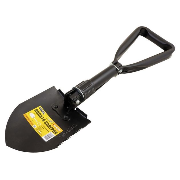 Лопата саперная MASTERTOOL складная 110х160х460 мм 14-6281, фото  | SNABZHENIE.com.ua