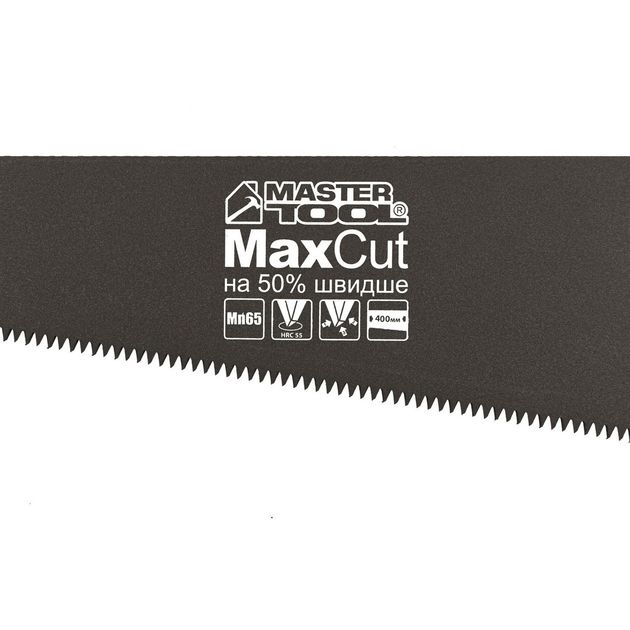 Ножовка MASTERTOOL 400 мм 7TPI MAX CUT, каленый зуб, тефлон., фото , изображение 2 | SNABZHENIE.com.ua Ножовка MASTERTOOL 400 мм 7TPI MAX CUT, каленый зуб, тефлон., фото , изображение 2 | SNABZHENIE.com.ua