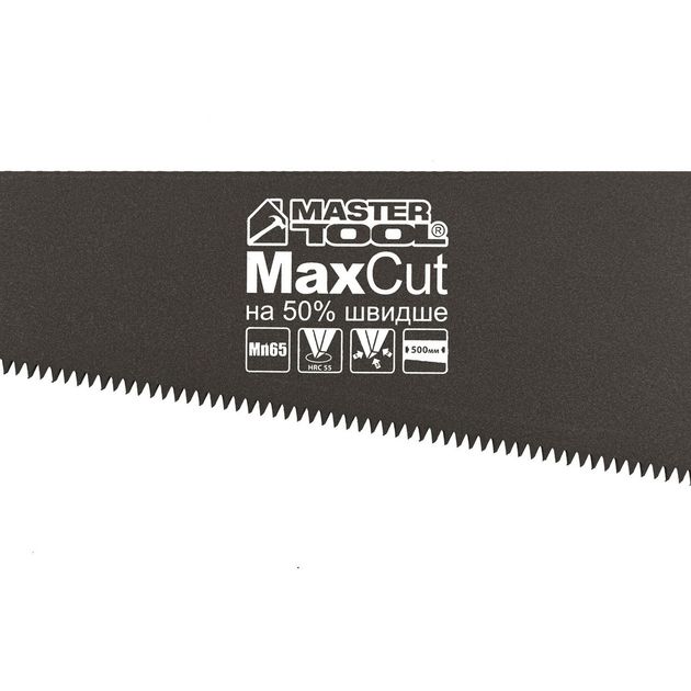 Ножовка MASTERTOOL 500 мм 7TPI с тефлоновым покрытием 14-2350, фото , изображение 2 | SNABZHENIE.com.ua Ножовка MASTERTOOL 500 мм 7TPI с тефлоновым покрытием 14-2350, фото , изображение 2 | SNABZHENIE.com.ua