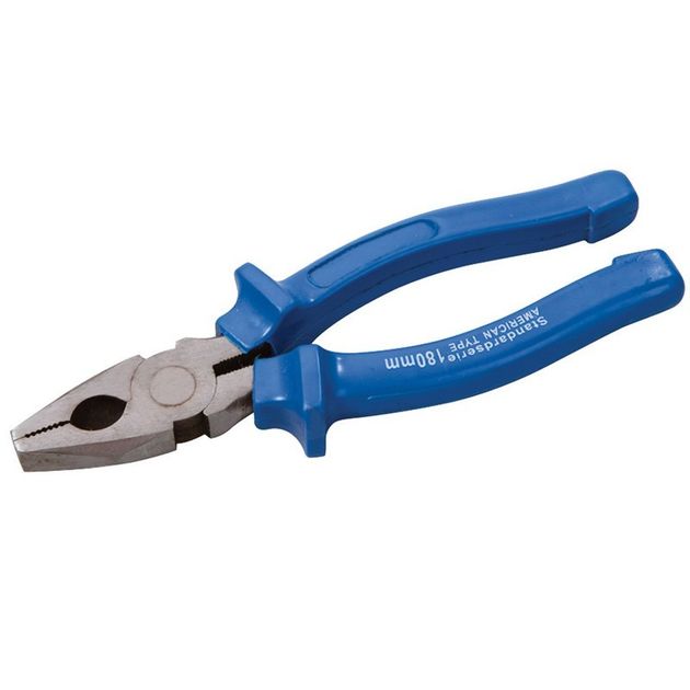 Плоскогубцы MASTERTOOL 180 мм American type C45 HRC 44-48 22-0180, фото  | SNABZHENIE.com.ua