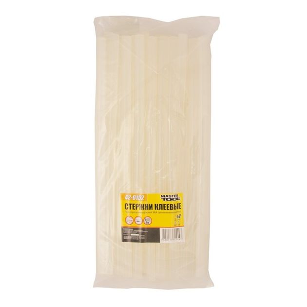 Стержні клеєві MASTERTOOL 11.2х300 мм 1 кг (пакет) прозорі 42-0152, фото , зображення 2 | SNABZHENIE.com.ua