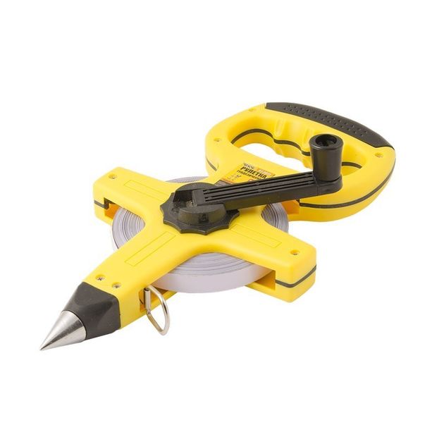 Рулетка геодезична MASTERTOOL 30 м 13 мм полотно з сталі 67-3013, фото  | SNABZHENIE.com.ua