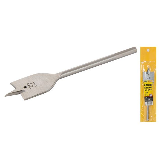 Сверло перьевое MASTERTOOL 32 мм 6-гранный хвостовик 12-0320, фото  | SNABZHENIE.com.ua