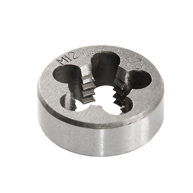 Плашка MASTERTOOL M12x1.75 мм 15-0126 для нарезания резьбы, фото  | SNABZHENIE.com.ua