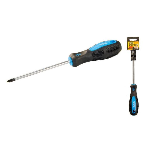 Отвёртка крестовая MASTERTOOL РН2 125 мм 48-5212, фото  | SNABZHENIE.com.ua