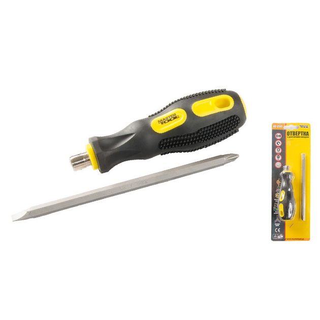 Отвёртка MASTERTOOL 2В1 150 мм РН2/SL6 40-0141, фото  | SNABZHENIE.com.ua