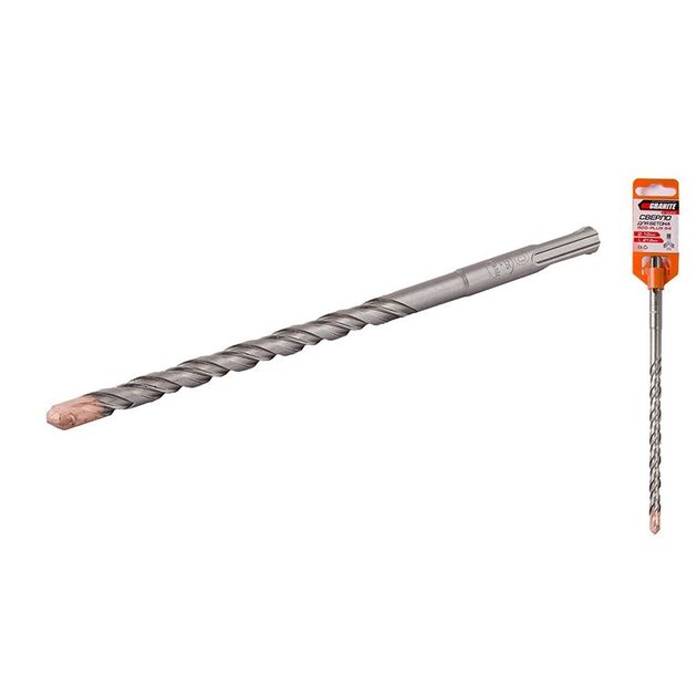 Сверло бетонное GRANITE SDS-PLUS S4 10х210 мм, фото  | SNABZHENIE.com.ua