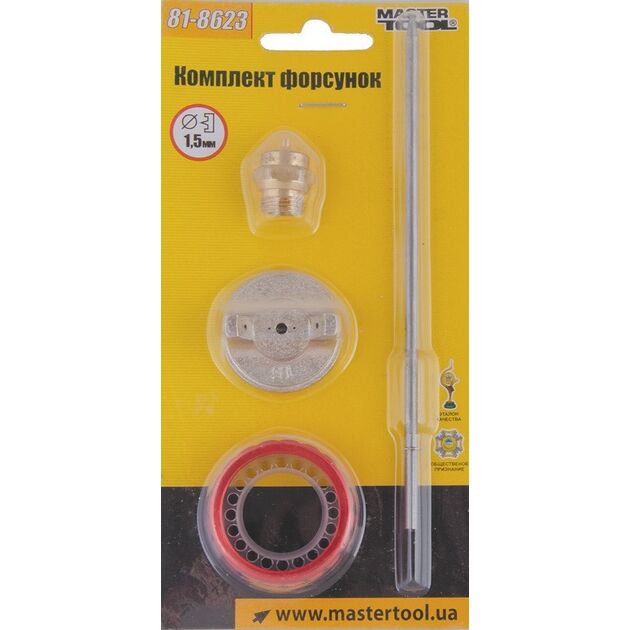 Комплект форсунок MASTERTOOL Ø1.5 мм до 81-8715/81-8716/81-8717/81-8718/81-8719 81-8623, фото  | SNABZHENIE.com.ua