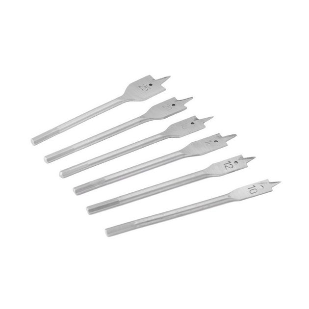 Набор свёрл перьевых MASTERTOOL 6 шт (10-25 мм) 14-0600, фото  | SNABZHENIE.com.ua