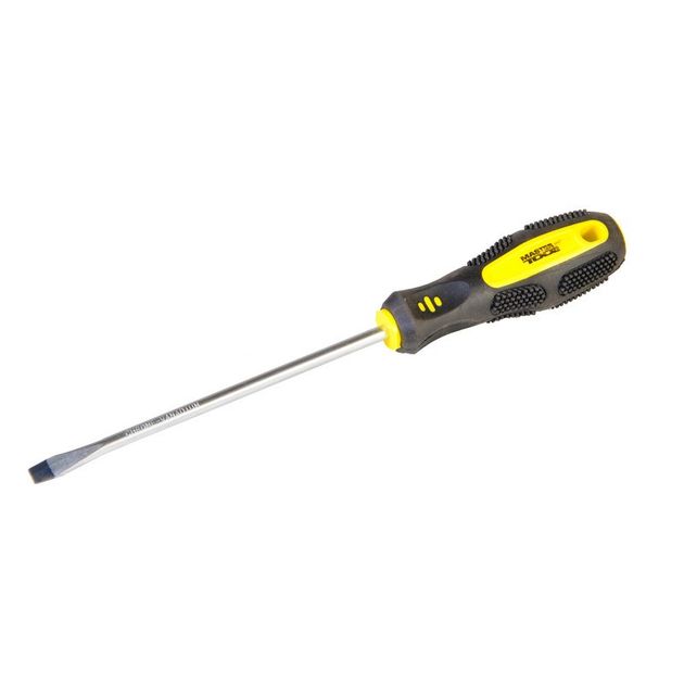 Отвёртка MASTERTOOL SL6х150 мм плоская 48-5615, фото  | SNABZHENIE.com.ua