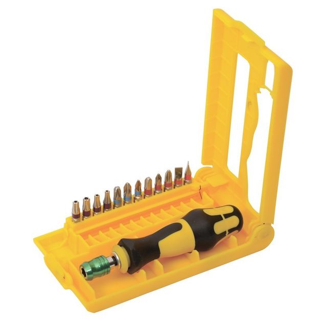 Отвёртка MASTERTOOL с кейсом и 12 насадками 40-0143, фото  | SNABZHENIE.com.ua