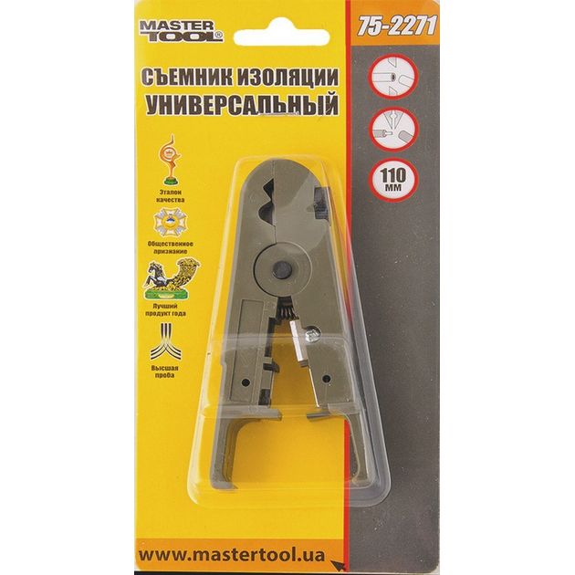 Съемник ізоляції універсальний MASTERTOOL 75-2271, фото , зображення 2 | SNABZHENIE.com.ua Съемник ізоляції універсальний MASTERTOOL 75-2271, фото , зображення 2 | SNABZHENIE.com.ua