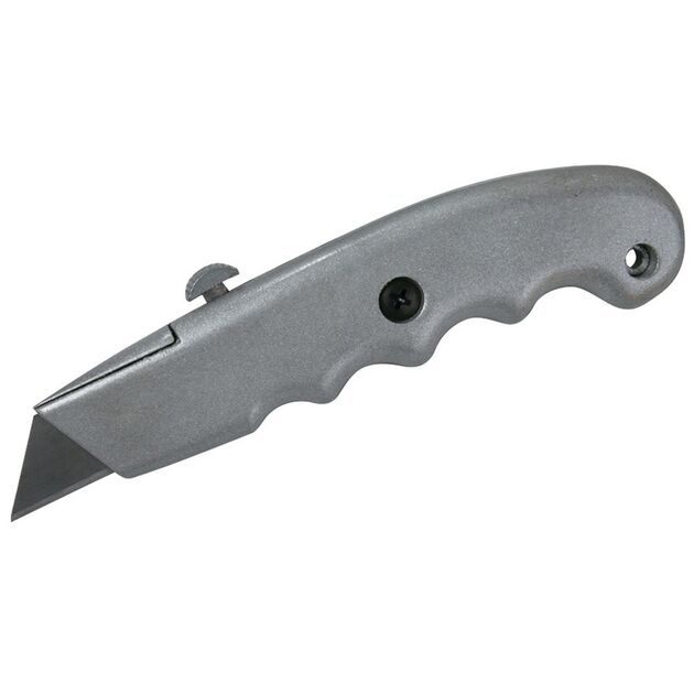 Нож MASTERTOOL ЭРГО трапециевидный металлический 17-0141, фото  | SNABZHENIE.com.ua