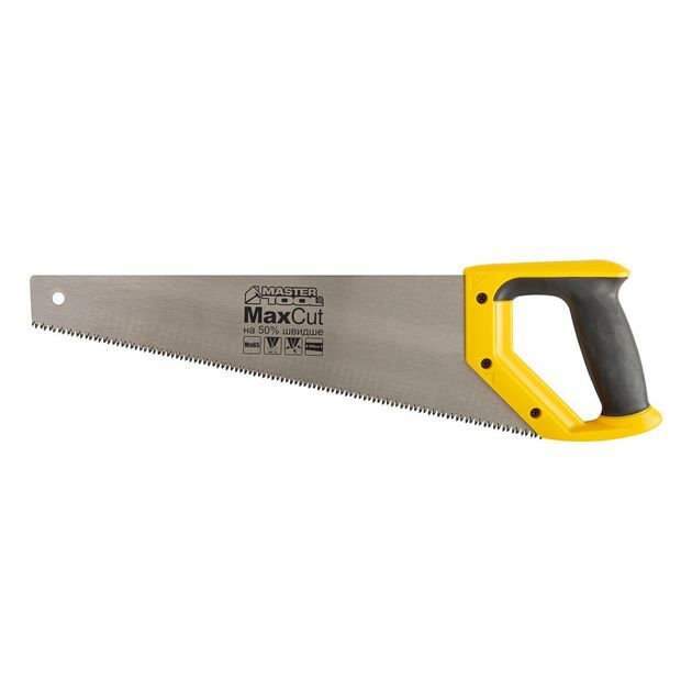 Ножівка столярна MASTERTOOL 400 мм 7TPI MAX CUT калений зуб 3-D заточка полірована 14-2040, фото  | SNABZHENIE.com.ua