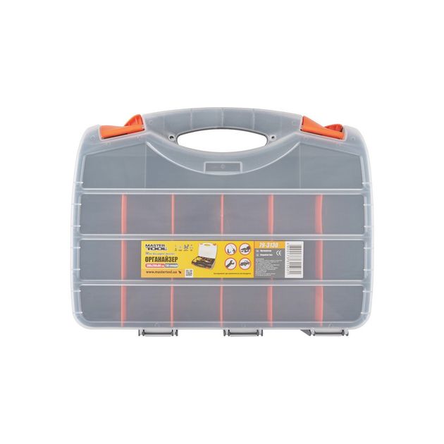 Органайзер с ручкой 30 секций MASTERTOOL 79-3130 (380х290х80 мм), фото  | SNABZHENIE.com.ua