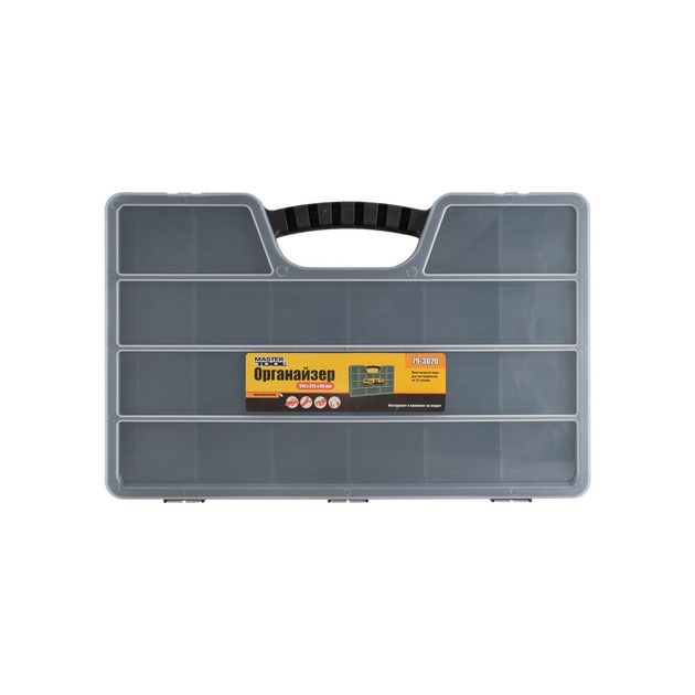 Органайзер MASTERTOOL 22 секции с ручкой 79-3020, 510х325х65 мм, фото  | SNABZHENIE.com.ua