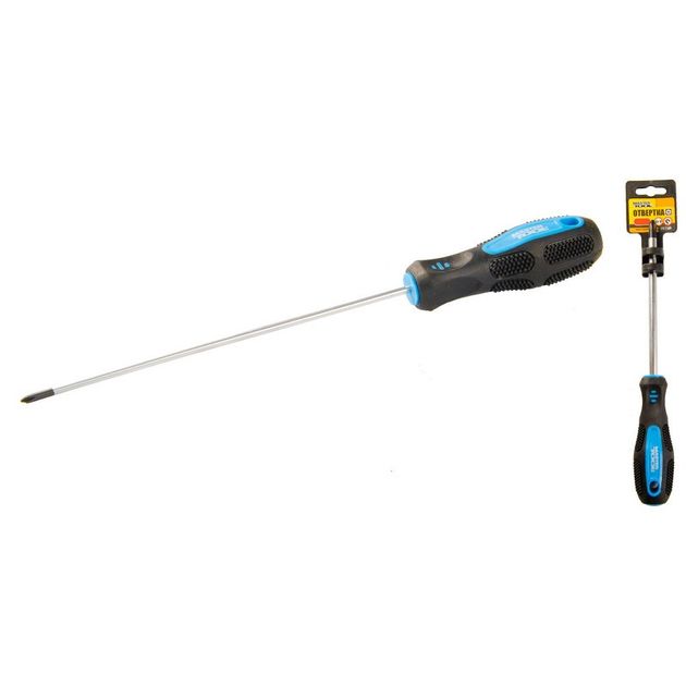 Отвёртка крестовая MASTERTOOL РН0х150 мм, фото  | SNABZHENIE.com.ua