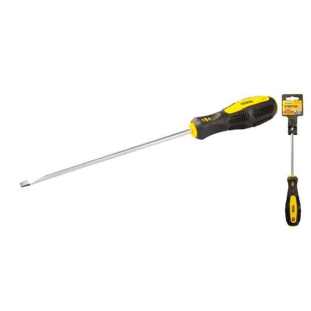Отвёртка плоская MASTERTOOL SL6х200 мм, фото  | SNABZHENIE.com.ua