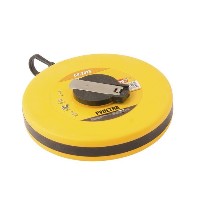Рулетка MASTERTOOL 20 м 13 мм полотне з скловолокна 69-2013, фото  | SNABZHENIE.com.ua