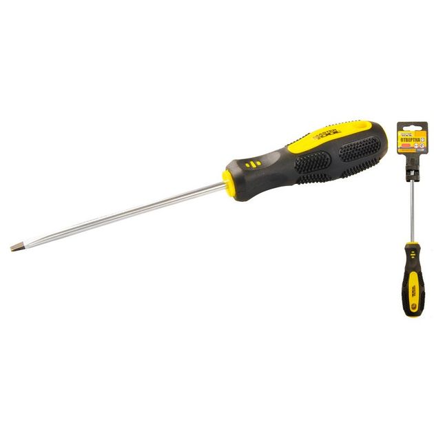 Отвёртка плоская MASTERTOOL SL 5x125 мм, фото  | SNABZHENIE.com.ua