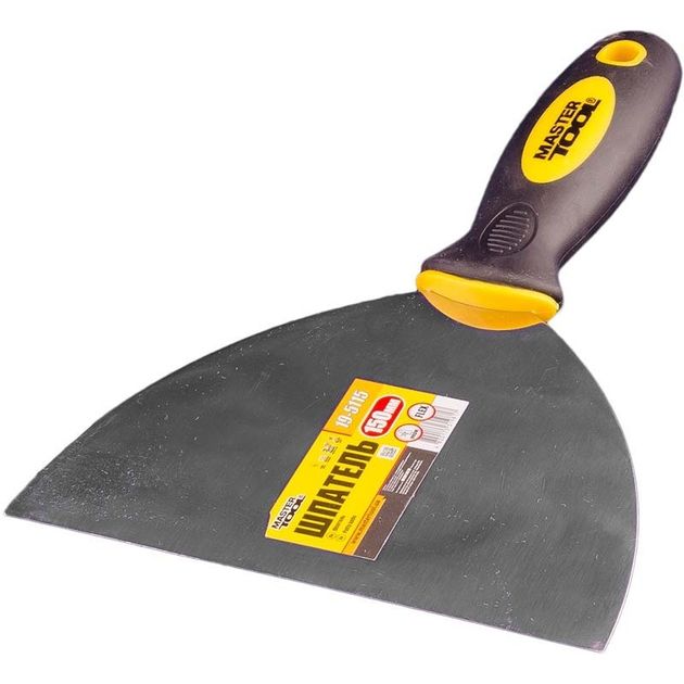 Шпатель MASTERTOOL FLEX 150 мм с ручкой TPR 19-5115, фото  | SNABZHENIE.com.ua
