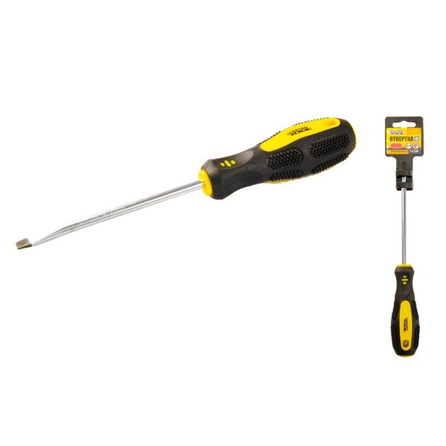 Отвёртка плоская MASTERTOOL SL6х125 мм, фото  | SNABZHENIE.com.ua