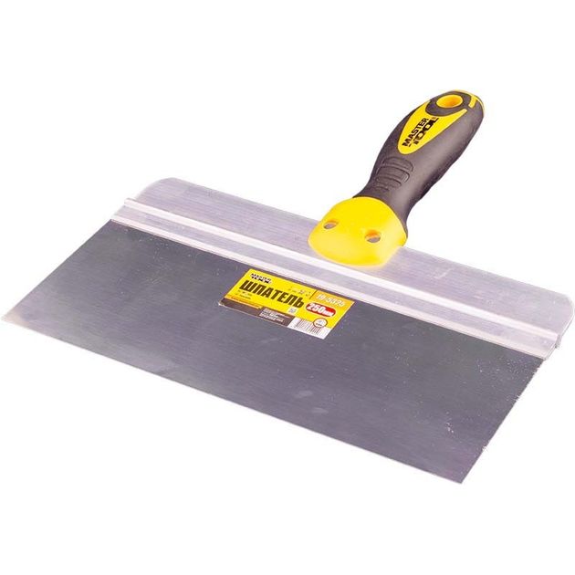 Шпатель MASTERTOOL AL-PROFI 250х85 мм, TPR ручка, ударный, фото  | SNABZHENIE.com.ua