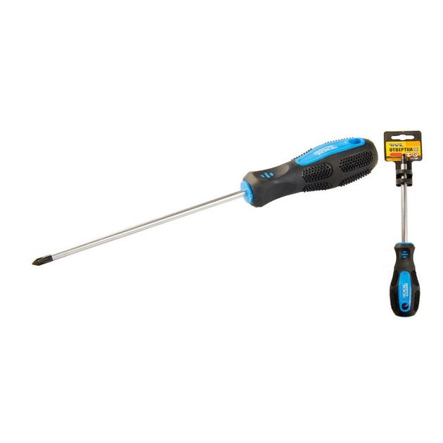 Отвёртка крестовая MASTERTOOL РН1 150 мм 48-5115, фото  | SNABZHENIE.com.ua