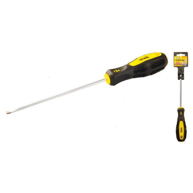 Отвёртка плоская MASTERTOOL SL4x150 мм 48-5415, фото  | SNABZHENIE.com.ua
