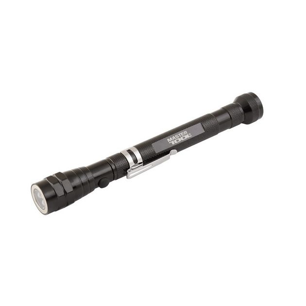 Телескопический магнитный фонарик MASTERTOOL 175-582 мм, 3 LED, фото  | SNABZHENIE.com.ua