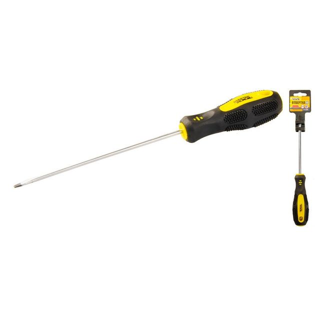 Отвёртка плоская MASTERTOOL SL3x125 мм 48-5312, фото  | SNABZHENIE.com.ua