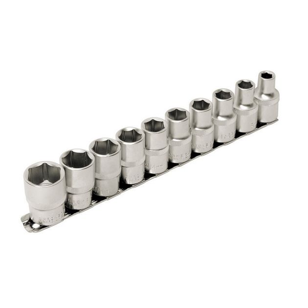 Набор торцевых насадок MASTERTOOL CRV 1/2" 10 шт (8-19 мм) 78-1210, фото  | SNABZHENIE.com.ua