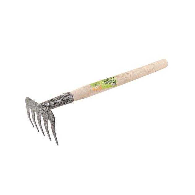 Садовые грабли MASTERTOOL с удлиненной ручкой, 5 зубов, 375х95 мм, фото  | SNABZHENIE.com.ua