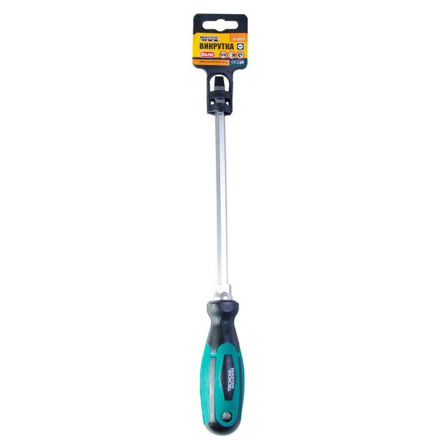 Отвёртка плоская MASTERTOOL SL8х200 мм усиленная, фото , изображение 2 | SNABZHENIE.com.ua Отвёртка плоская MASTERTOOL SL8х200 мм усиленная, фото , изображение 2 | SNABZHENIE.com.ua