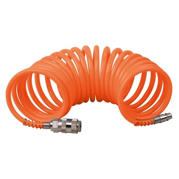Шланг спиральный полиэтиленовый MASTERTOOL 5,5x8 мм, 10 м, фото  | SNABZHENIE.com.ua