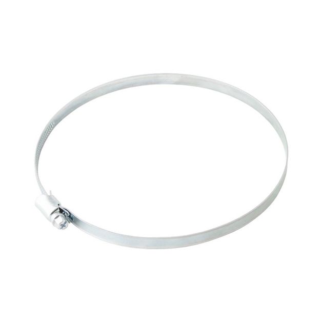 Хомут червячний оцинкований MASTERTOOL German type 9.0 мм Ø130-150 мм 10 шт 20-1992, фото , зображення 3 | SNABZHENIE.com.ua