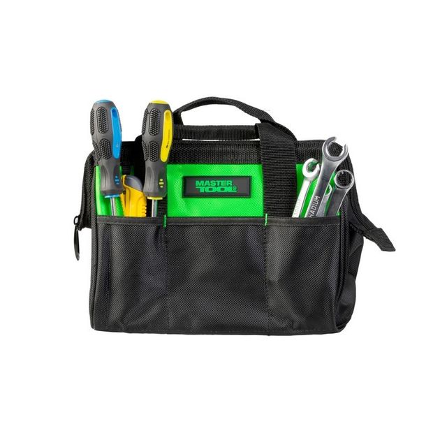 Сумка для инструментов MASTERTOOL 310х190х230 мм, 3 кармана, фото , изображение 9 | SNABZHENIE.com.ua