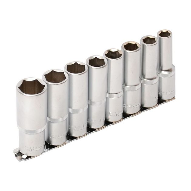 Набор насадок торцевых MASTERTOOL CRV 1/2", 8 шт, 10-22 мм, фото  | SNABZHENIE.com.ua