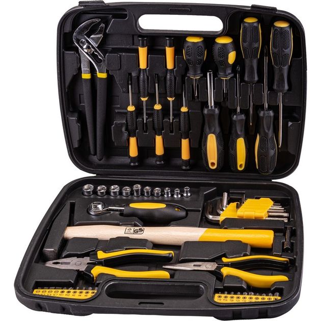 Набор инструментов MASTERTOOL 57 элементов 78-0357, фото  | SNABZHENIE.com.ua
