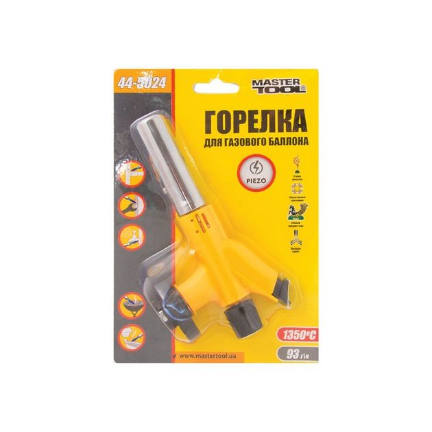 Горелка MASTERTOOL Прометей с пьезоподжигом Ø20 мм, 1300°С, фото , изображение 2 | SNABZHENIE.com.ua Горелка MASTERTOOL Прометей с пьезоподжигом Ø20 мм, 1300°С, фото , изображение 2 | SNABZHENIE.com.ua
