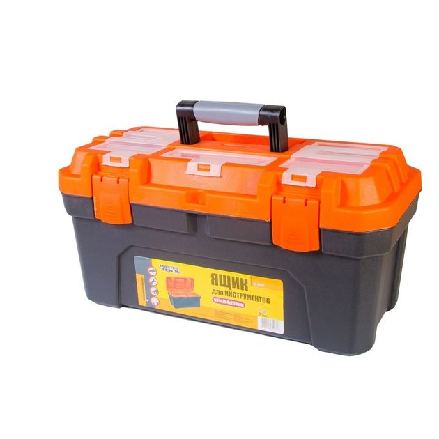 Ящик для инструмента MASTERTOOL 20 с усиленными замками 79-6027, фото  | SNABZHENIE.com.ua