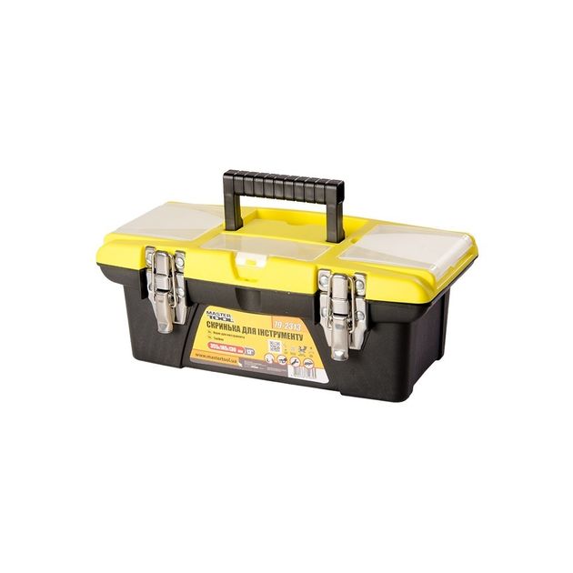 Ящик для інструмента MASTERTOOL 13 (355х185х130 мм) знімні органайзери металеві замки 79-2313, фото  | SNABZHENIE.com.ua