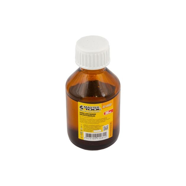 Кислота паяльная MASTERTOOL 30 г, стекло, артикул 42-0133, фото  | SNABZHENIE.com.ua